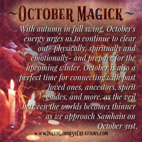 The Magic and Mystery of October Witch Magic